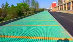 消防車(chē)道的植草磚施工方法